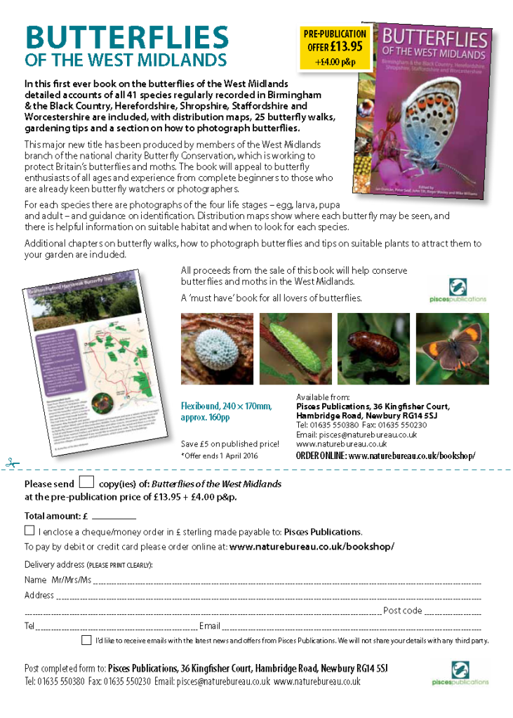 Butterflies of the West Midlands pre-pub offer 02