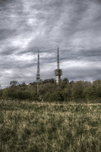 The masts on Turners Hill (image © Jane Tavener)